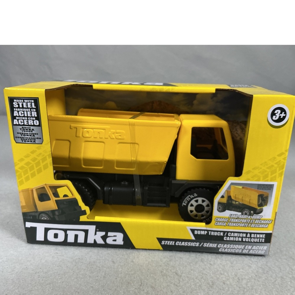 Tonka Steel Classics Yellow Dump Truck Steel Construction Toy Basic Fun 2024 NEW